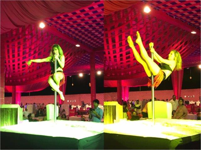 foreigner pole dancers jaipur
