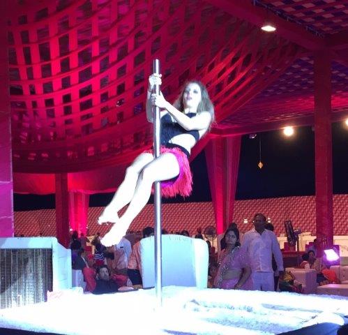 foreigner pole dancers jaipur