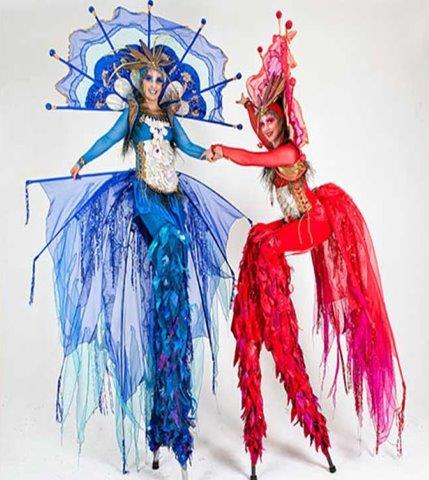 foreigner stilt walker act jaipur
